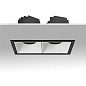 ART-SQ-180x2 LED светильник встраиваемый полуповоротный Downlight   -  Встраиваемые светильники 